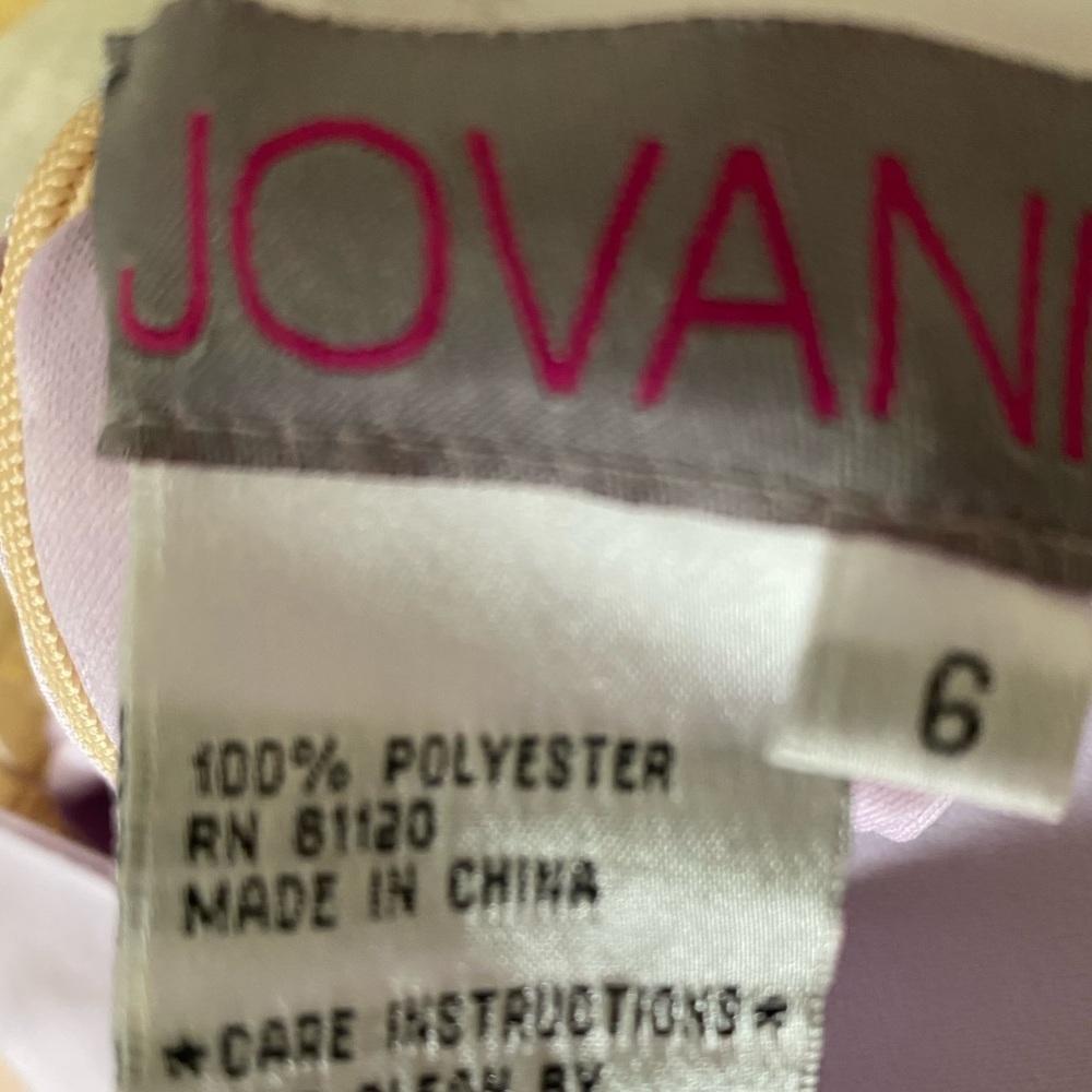 Jovani Lavender Mini Dress - Picture 5 of 5